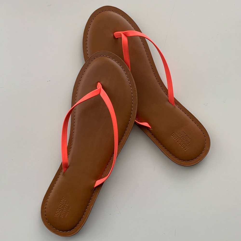 Pink/Orange Flip Flops